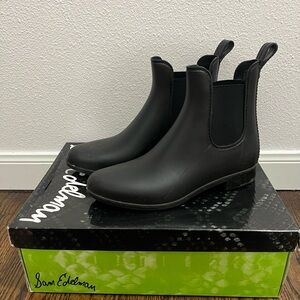 Sam Edelman Women’s Black Matte High Ankle Tinsley Boots Size 7 w/ OG Box
